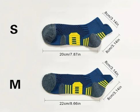 Шкарпетки спортивні 5575 Мікс дизайнів та кольорів, серый