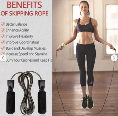 Скакалка з підшипниками Padon Jump Rope колір асорті 28138320