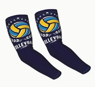 Рукава 2шт компресійні Volleyball Club Сині 9755